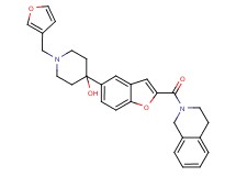 4-[2-(3,4-dihydro-2(1H)-isoquinolinylcarbonyl)-1-benzofuran-5-yl]-1-(3-furylmethyl)-4-piperidinol