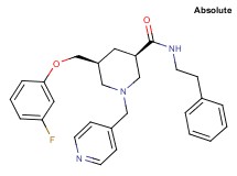 (3R,5S)-5-[(3-fluorophenoxy)methyl]-N-(2-phenylethyl)-1-(4-pyridinylmethyl)-3-piperidinecarboxamide