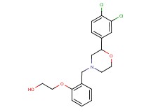 2-(2-{[2-(3,4-dichlorophenyl)morpholin-4-yl]methyl}phenoxy)ethanol