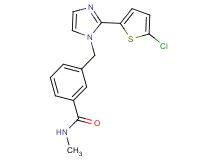 3-{[2-(5-chloro-2-thienyl)-1H-imidazol-1-yl]methyl}-N-methylbenzamide
