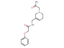 N-{[1-(2-amino-2-oxoethyl)-1,2,5,6-tetrahydropyridin-3-yl]methyl}-2-phenoxyacetamide