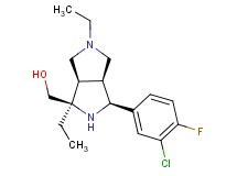 [(1R*,3S*,3aS*,6aR*)-3-(3-chloro-4-fluorophenyl)-1,5-diethyloctahydropyrrolo[3,4-c]pyrrol-1-yl]methanol