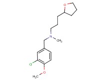 (3-chloro-4-methoxybenzyl)methyl[3-(tetrahydrofuran-2-yl)propyl]amine
