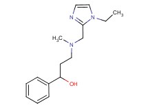 3-[[(1-ethyl-1H-imidazol-2-yl)methyl](methyl)amino]-1-phenylpropan-1-ol
