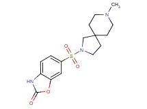 6-[(8-methyl-2,8-diazaspiro[4.5]dec-2-yl)sulfonyl]-1,3-benzoxazol-2(3H)-one