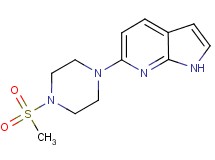 6-[4-(methylsulfonyl)piperazin-1-yl]-1H-pyrrolo[2,3-b]pyridine