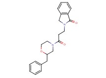 2-[3-(2-benzyl-4-morpholinyl)-3-oxopropyl]-1-isoindolinone