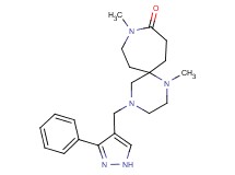 1,9-dimethyl-4-[(3-phenyl-1H-pyrazol-4-yl)methyl]-1,4,9-triazaspiro[5.6]dodecan-10-one