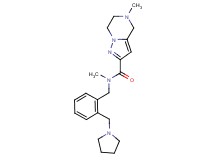 N,5-dimethyl-N-[2-(pyrrolidin-1-ylmethyl)benzyl]-4,5,6,7-tetrahydropyrazolo[1,5-a]pyrazine-2-carboxamide