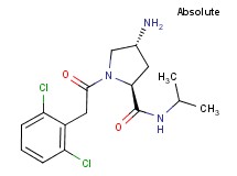 (2S,4R)-4-amino-1-[(2,6-dichlorophenyl)acetyl]-N-isopropylpyrrolidine-2-carboxamide