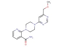 2-{4-[6-(methoxymethyl)pyrimidin-4-yl]piperazin-1-yl}nicotinamide