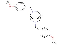 (1S*,5R*)-3,6-bis(4-methoxybenzyl)-3,6-diazabicyclo[3.2.2]nonane