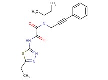 N-(sec-butyl)-N'-(5-ethyl-1,3,4-thiadiazol-2-yl)-N-(3-phenylprop-2-yn-1-yl)ethanediamide