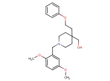 [1-(2,5-dimethoxybenzyl)-4-(2-phenoxyethyl)-4-piperidinyl]methanol