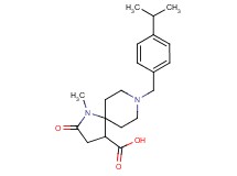 8-(4-isopropylbenzyl)-1-methyl-2-oxo-1,8-diazaspiro[4.5]decane-4-carboxylic acid