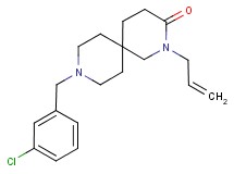 2-allyl-9-(3-chlorobenzyl)-2,9-diazaspiro[5.5]undecan-3-one