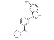5-methyl-3-[4-(pyrrolidin-1-ylcarbonyl)pyridin-2-yl]-1H-indole