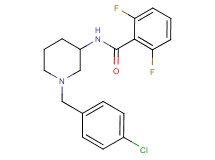 N-[1-(4-chlorobenzyl)-3-piperidinyl]-2,6-difluorobenzamide