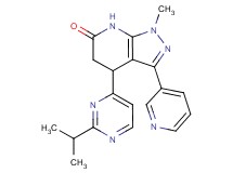 4-(2-isopropylpyrimidin-4-yl)-1-methyl-3-pyridin-3-yl-1,4,5,7-tetrahydro-6H-pyrazolo[3,4-b]pyridin-6-one