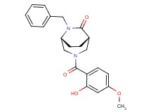 (1S*,5R*)-6-benzyl-3-(2-hydroxy-4-methoxybenzoyl)-3,6-diazabicyclo[3.2.2]nonan-7-one