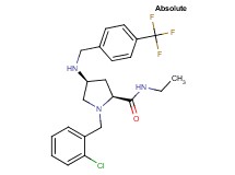 (4S)-1-(2-chlorobenzyl)-N-ethyl-4-{[4-(trifluoromethyl)benzyl]amino}-L-prolinamide