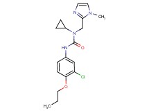 N'-(3-chloro-4-propoxyphenyl)-N-cyclopropyl-N-[(1-methyl-1H-imidazol-2-yl)methyl]urea