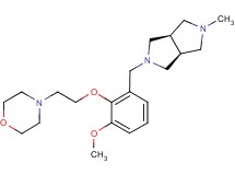 (3aR*,6aS*)-2-[3-methoxy-2-(2-morpholin-4-ylethoxy)benzyl]-5-methyloctahydropyrrolo[3,4-c]pyrrole