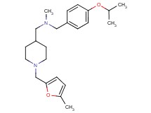 (4-isopropoxybenzyl)methyl({1-[(5-methyl-2-furyl)methyl]-4-piperidinyl}methyl)amine