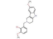 2-methoxy-6-[(8-methoxy-1,3,4,5-tetrahydro-2H-pyrido[4,3-b]indol-2-yl)methyl]phenol