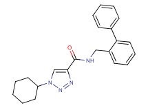 N-(2-biphenylylmethyl)-1-cyclohexyl-1H-1,2,3-triazole-4-carboxamide