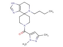 5-butyl-1'-[(1,3-dimethyl-1H-pyrazol-5-yl)carbonyl]-1,5,6,7-tetrahydrospiro[imidazo[4,5-c]pyridine-4,4'-piperidine]