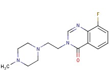 8-fluoro-3-[2-(4-methylpiperazin-1-yl)ethyl]quinazolin-4(3H)-one