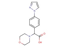 morpholin-4-yl[4-(1H-pyrazol-1-yl)phenyl]acetic acid