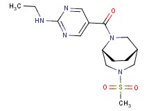 N-ethyl-5-{[(1R*,5R*)-3-(methylsulfonyl)-3,6-diazabicyclo[3.2.2]non-6-yl]carbonyl}pyrimidin-2-amine