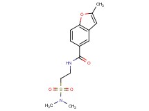 N-{2-[(dimethylamino)sulfonyl]ethyl}-2-methyl-1-benzofuran-5-carboxamide