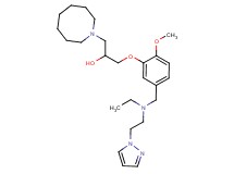 1-(1-azocanyl)-3-[5-({ethyl[2-(1H-pyrazol-1-yl)ethyl]amino}methyl)-2-methoxyphenoxy]-2-propanol