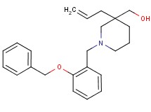 {3-allyl-1-[2-(benzyloxy)benzyl]piperidin-3-yl}methanol