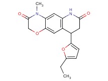 9-(5-ethyl-2-furyl)-4-methyl-8,9-dihydro-2H-[1,4]oxazino[2,3-g]quinoline-3,7(4H,6H)-dione