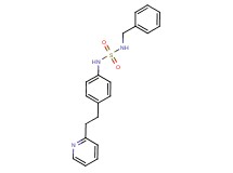 N-benzyl-N'-[4-(2-pyridin-2-ylethyl)phenyl]sulfamide