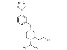 2-{1-isopropyl-4-[3-(1H-pyrazol-1-yl)benzyl]-2-piperazinyl}ethanol