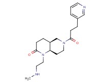 rel-(4aS,8aR)-1-[2-(methylamino)ethyl]-6-[3-(3-pyridinyl)propanoyl]octahydro-1,6-naphthyridin-2(1H)-one dihydrochloride