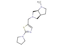 (3aS*,6aS*)-1-methyl-5-[(2-pyrrolidin-1-yl-1,3-thiazol-5-yl)methyl]octahydropyrrolo[3,4-b]pyrrole
