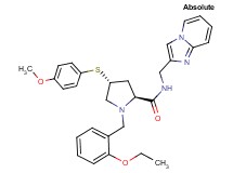 (4R)-1-(2-ethoxybenzyl)-N-(imidazo[1,2-a]pyridin-2-ylmethyl)-4-[(4-methoxyphenyl)thio]-L-prolinamide