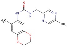 N-(7-methyl-2,3-dihydro-1,4-benzodioxin-6-yl)-N'-[(5-methylpyrazin-2-yl)methyl]urea