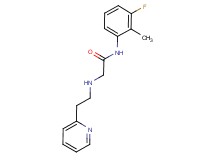 N-(3-fluoro-2-methylphenyl)-2-[(2-pyridin-2-ylethyl)amino]acetamide