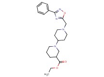 ethyl 1'-[(3-phenyl-1,2,4-oxadiazol-5-yl)methyl]-1,4'-bipiperidine-3-carboxylate