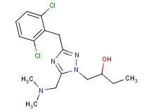 1-{3-(2,6-dichlorobenzyl)-5-[(dimethylamino)methyl]-1H-1,2,4-triazol-1-yl}butan-2-ol