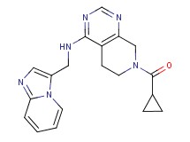 7-(cyclopropylcarbonyl)-N-(imidazo[1,2-a]pyridin-3-ylmethyl)-5,6,7,8-tetrahydropyrido[3,4-d]pyrimidin-4-amine