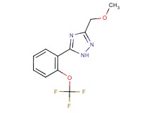 3-(methoxymethyl)-5-[2-(trifluoromethoxy)phenyl]-1H-1,2,4-triazole