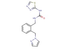 N-[2-(1H-pyrazol-1-ylmethyl)benzyl]-N'-1,3,4-thiadiazol-2-ylurea
